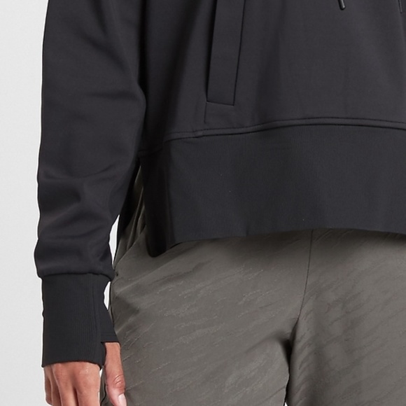 Athleta Black Hoodie Sweatshirt - Picture 4 of 8